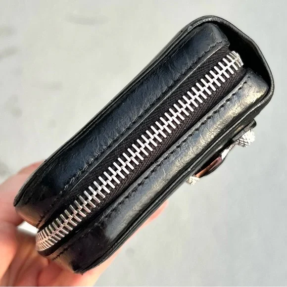Balenciaga Extra Wide Wallet Clutch Black - Picture 4 of 9